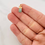 Dije Morralla Esmeralda 0.4g / 1.5cm Oro Amarillo 18K