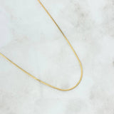 Cadena Mini Serpiente 1.2gr / 45cm / 1mm Oro Amarillo +3 18K (Oferta)