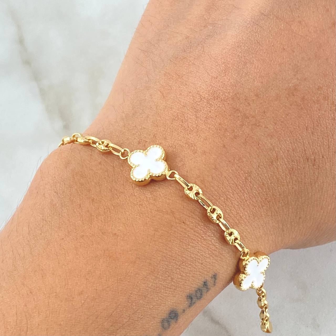 Pulso GC Trebol 3.9gr / 18cm / Oro 18K -
