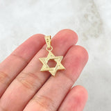 Dije Estrella De David 1.1gr / 2.8cm / Oro 18K ©