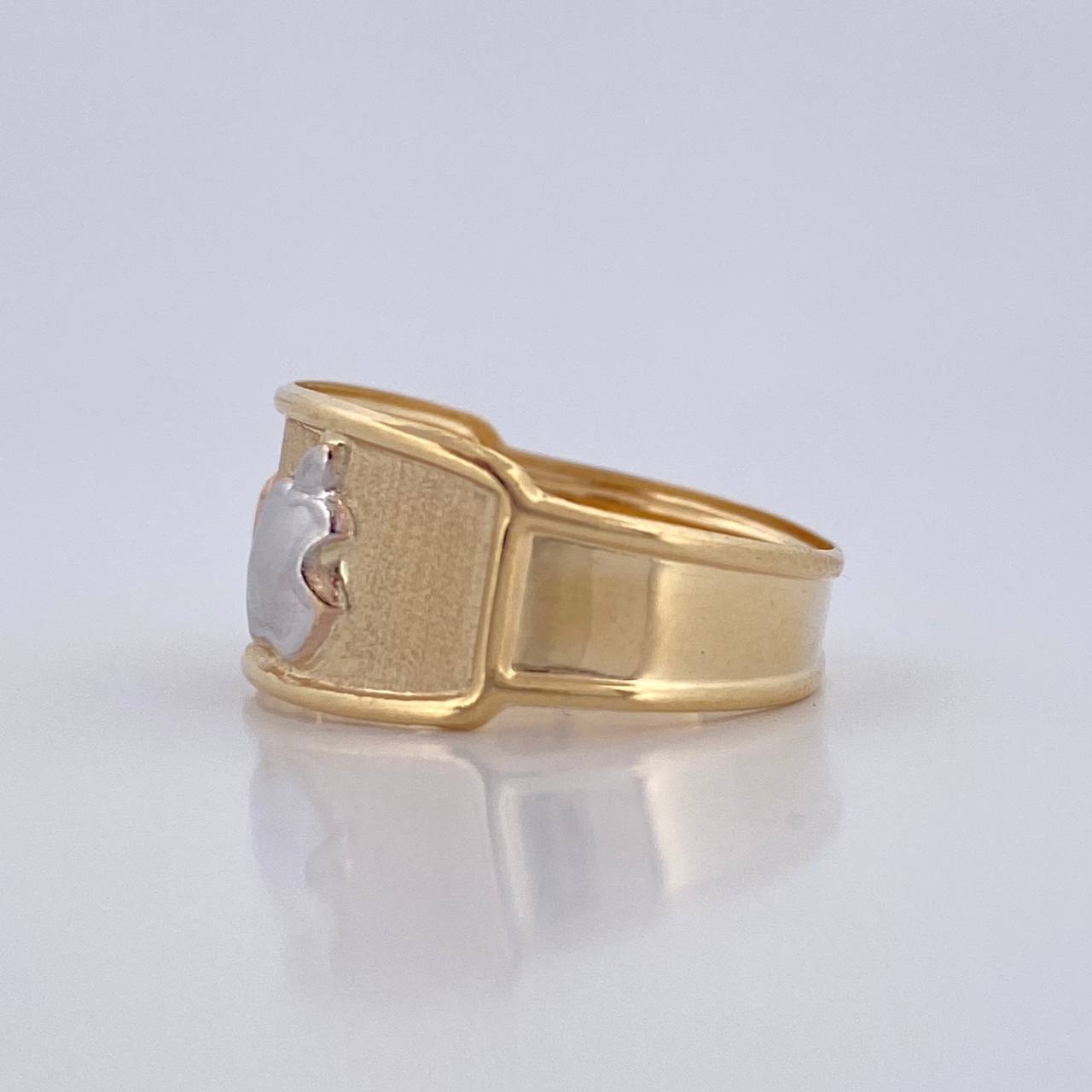 Anillo Manzana 1.6gr / T6 1/4 / Oro 18K &