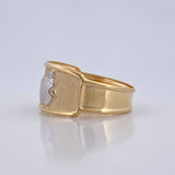 Anillo Manzana 1.6gr / T6 1/4 / Oro 18K &
