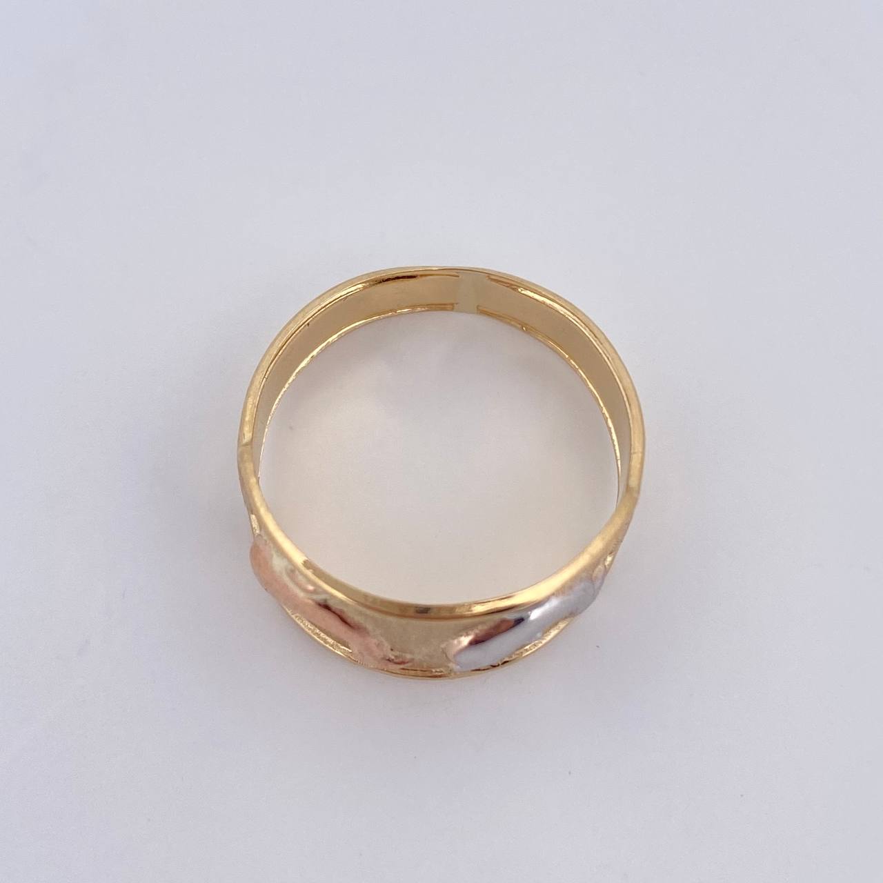Anillo Delfin 1.65g / T5 3/4 Tres Oros 18K