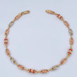 Tobillera Rustica Barril Corona Rx 5.1gr / 25cm / Tres Oros 18K $