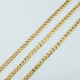 Cadena Cubana 2.65gr / 50cm / 2.4mm Oro Amarillo +1 18K ©