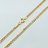 Cadena Cubana 3.05gr / 50cm / 2.4mm Oro Amarillo +1 18K ©