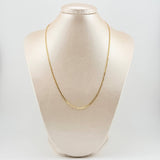 Cadena Cubana 3.05gr / 50cm / 2.4mm Oro Amarillo +1 18K ©