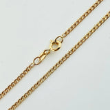 Cadena Cubana 2.2gr / 50cm / 1.7mm Oro Amarillo +1 18K ©