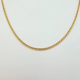 Cadena Cubana 2.2gr / 50cm / 1.7mm Oro Amarillo +1 18K ©