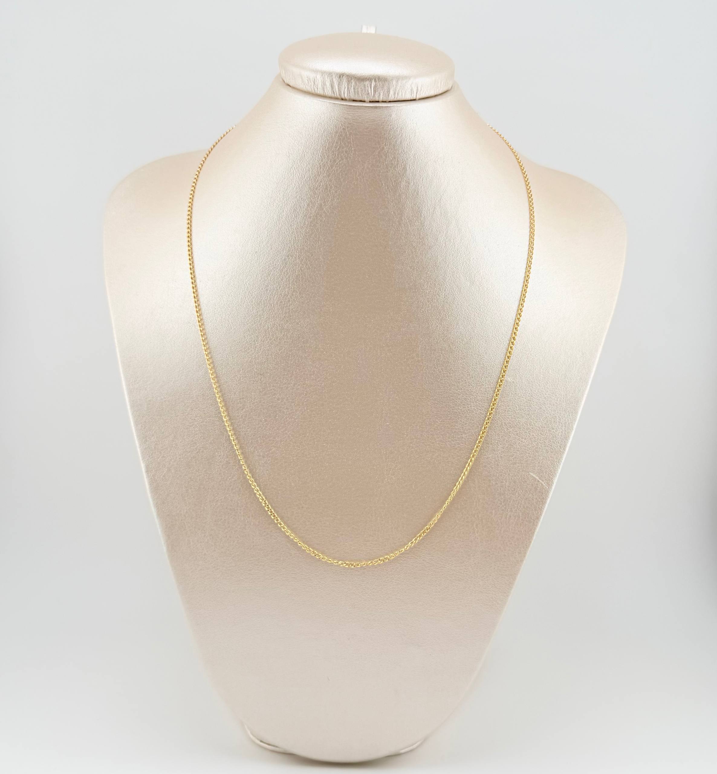 Cadena Cubana 2.2gr / 50cm / 1.7mm Oro Amarillo +1 18K ©