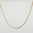 Cadena Cubana 1.35gr / 50cm / 1.5mm Oro Amarillo +1 18K