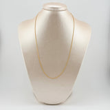 Cadena Cubana 2.2gr / 50cm / 1.7mm Oro Amarillo +1 18K