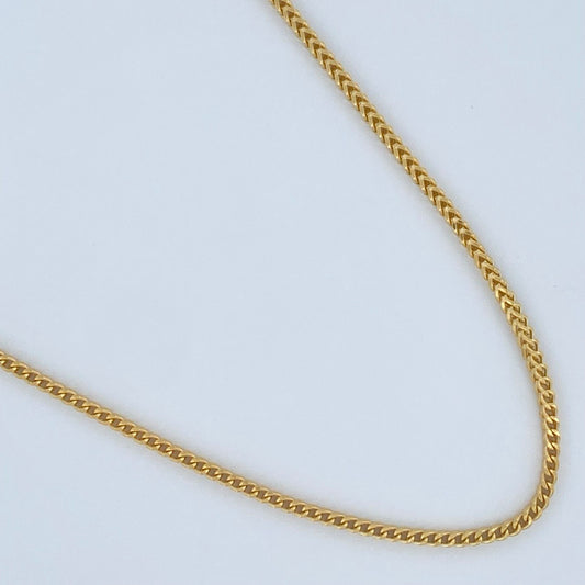 Cadena Franco 7.75gr / 55.5cm / Oro Amarillo +3 18K $