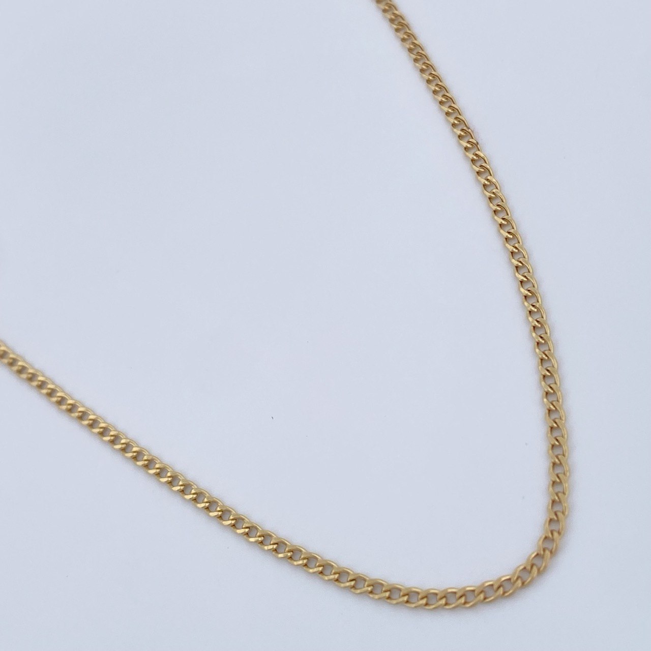 Cadena Cubana 1gr / 40.8cm / Oro Amarillo +1 18K $