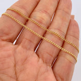 Cadena Cubana 1.05gr / 40cm / Oro Amarillo +1 18K $