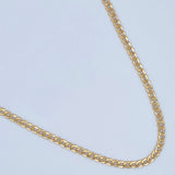 Cadena Cubana 3.65gr / 52cm / Oro Amarillo +1 18K $