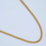 Cadena Cubana 12.45gr / 65cm / Oro Amarillo +1 18K $