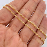Cadena Lazo 1.5gr / 45cm / Oro Amarillo +3 18K $