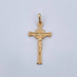 Dije Cruz Cristo 1.2gr / 3cm / Oro Amarillo 18K &