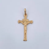 Dije Cruz Cristo 1.2gr / 3cm / Oro Amarillo 18K &
