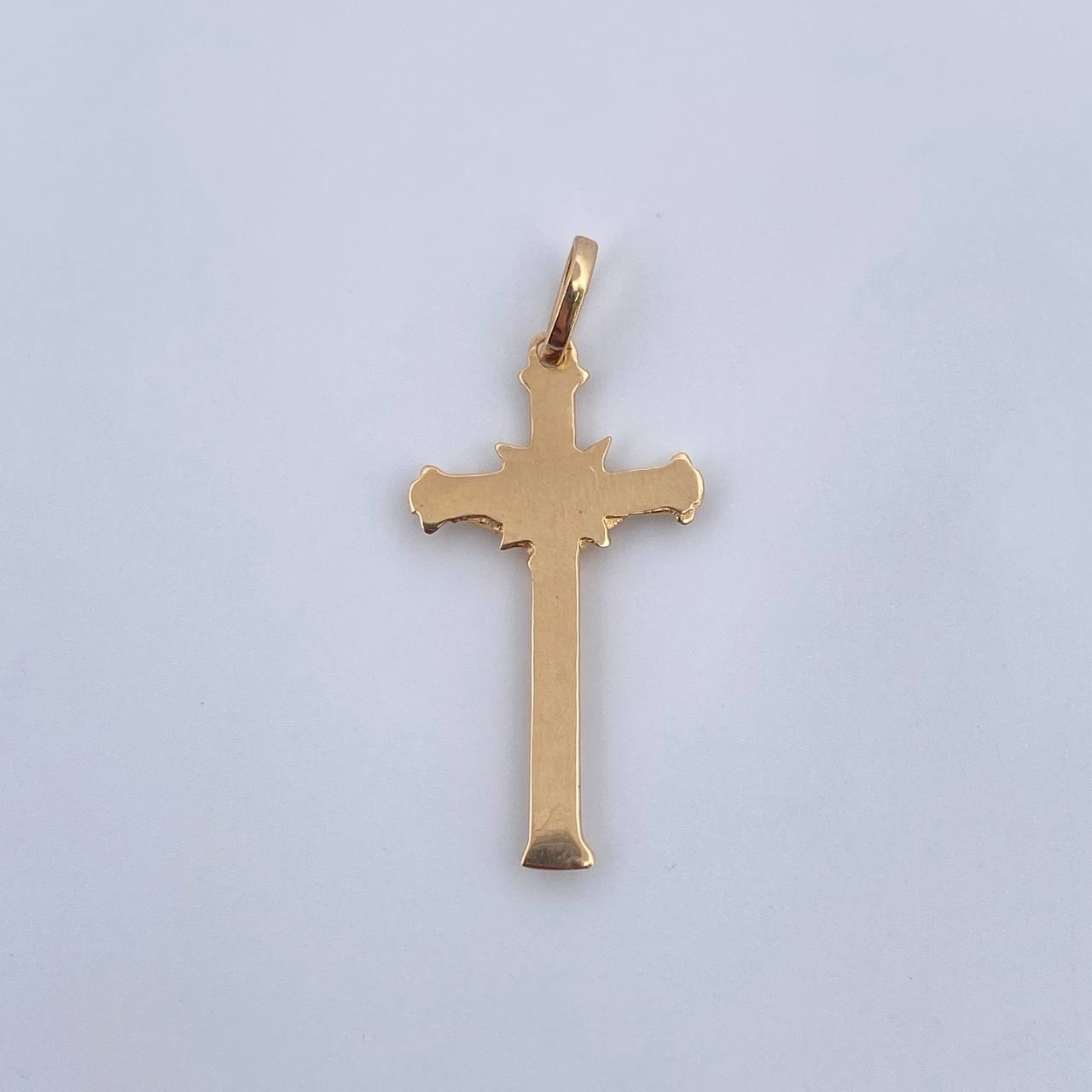 Dije Cruz Cristo 1.2gr / 3cm / Oro Amarillo 18K &