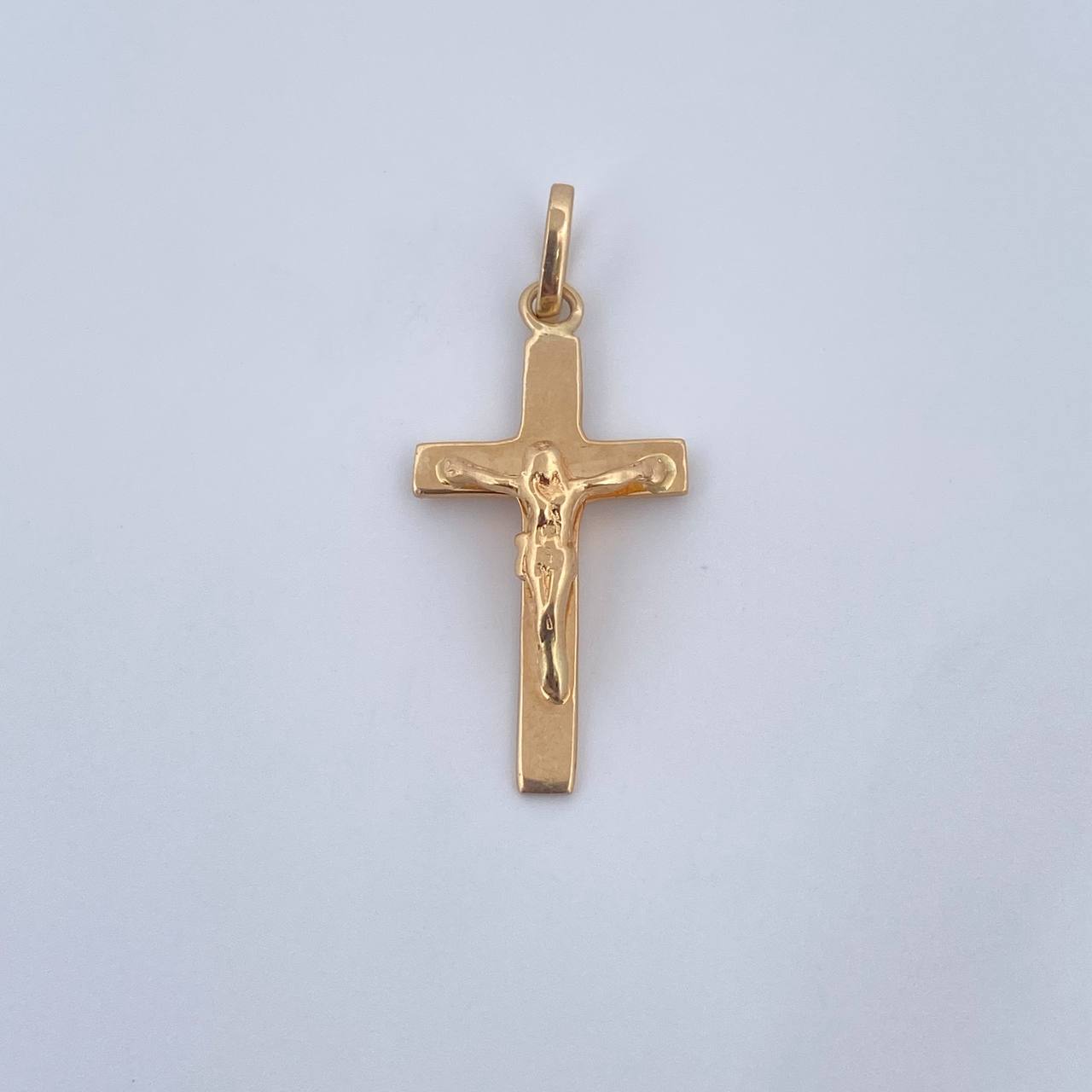 Dije Cruz Cristo 1.25gr / 2.8cm / Oro Amarillo 18K &