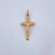Dije Cruz Cristo 1.25gr / 2.8cm / Oro Amarillo 18K &