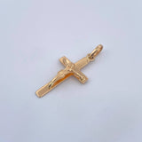 Dije Cruz Cristo 1.25gr / 2.8cm / Oro Amarillo 18K &