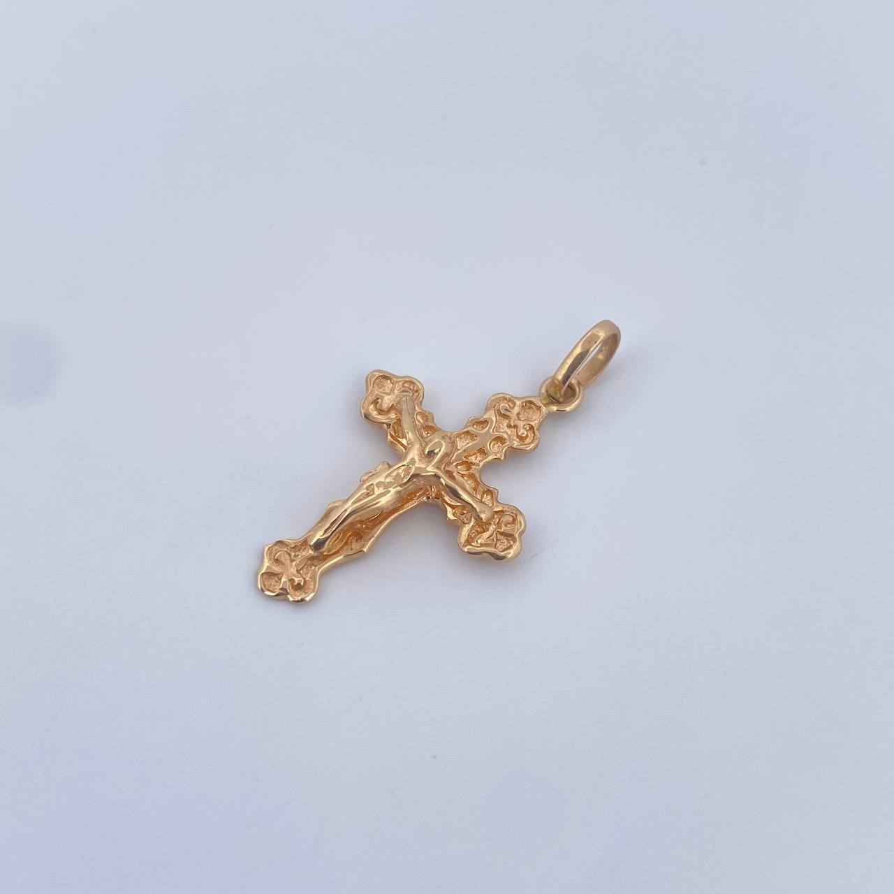 Dije Cruz Cristo 1.6gr / 2.9cm / Oro Amarillo 18K &