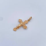 Dije Cruz Cristo 1.6gr / 2.9cm / Oro Amarillo 18K &