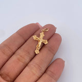 Dije Cruz Cristo 1.6gr / 2.9cm / Oro Amarillo 18K &
