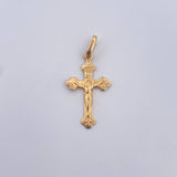 Dije Cruz Cristo 0.6gr / 2.5cm / Oro Amarillo 18K &