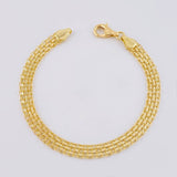 Pulso Chino 8.05 g / 18.5 cm / 6.3 mm Oro Amarillo 18K