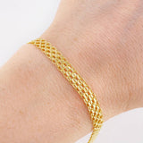 Pulso Chino 8.05 g / 18.5 cm / 6.3 mm Oro Amarillo 18K