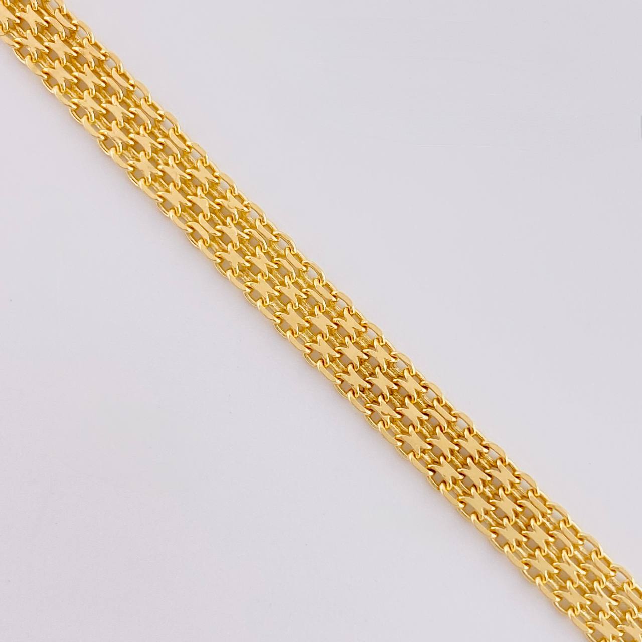 Pulso Chino 5.4 g / 18.5 cm / 4.65 mm Oro Amarillo 18K
