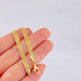 Pulso Chino 5.4 g / 18.5 cm / 4.65 mm Oro Amarillo 18K