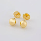 Topos Bola Lisa 0.65 g / 6 mm Oro Amarillo 18K