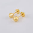 Topos Bola Lisa 0.6 g / 6 mm Oro Amarillo 18K