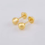 Topos Bola Lisa 0.65 g / 6 mm Oro Amarillo 18K