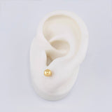 Topos Bola Lisa 0.65 g / 6 mm Oro Amarillo 18K