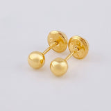 Topos Bola Lisa 0.45 g / 4 mm Oro Amarillo 18K