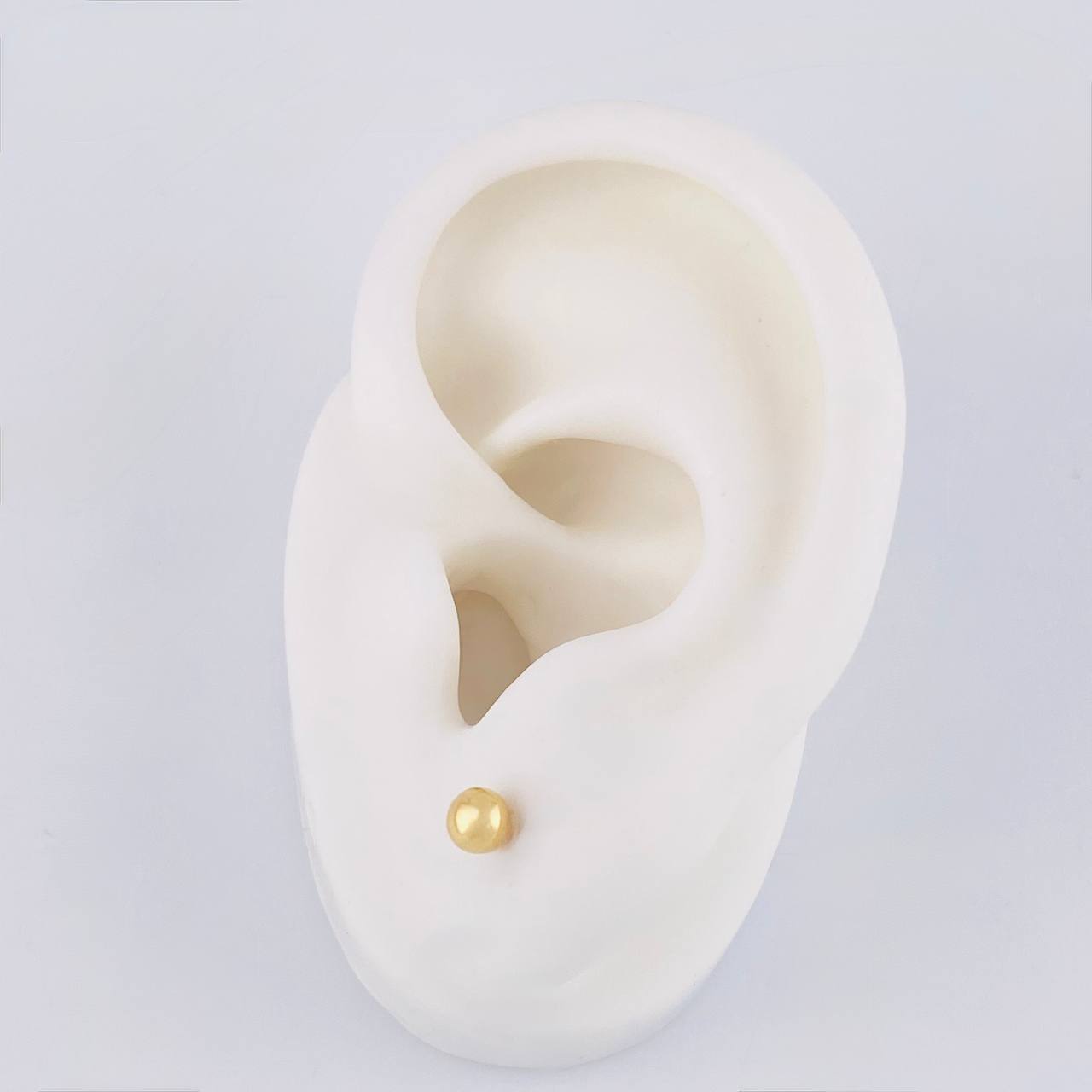 Topos Bola Lisa 0.45 g / 4 mm Oro Amarillo 18K