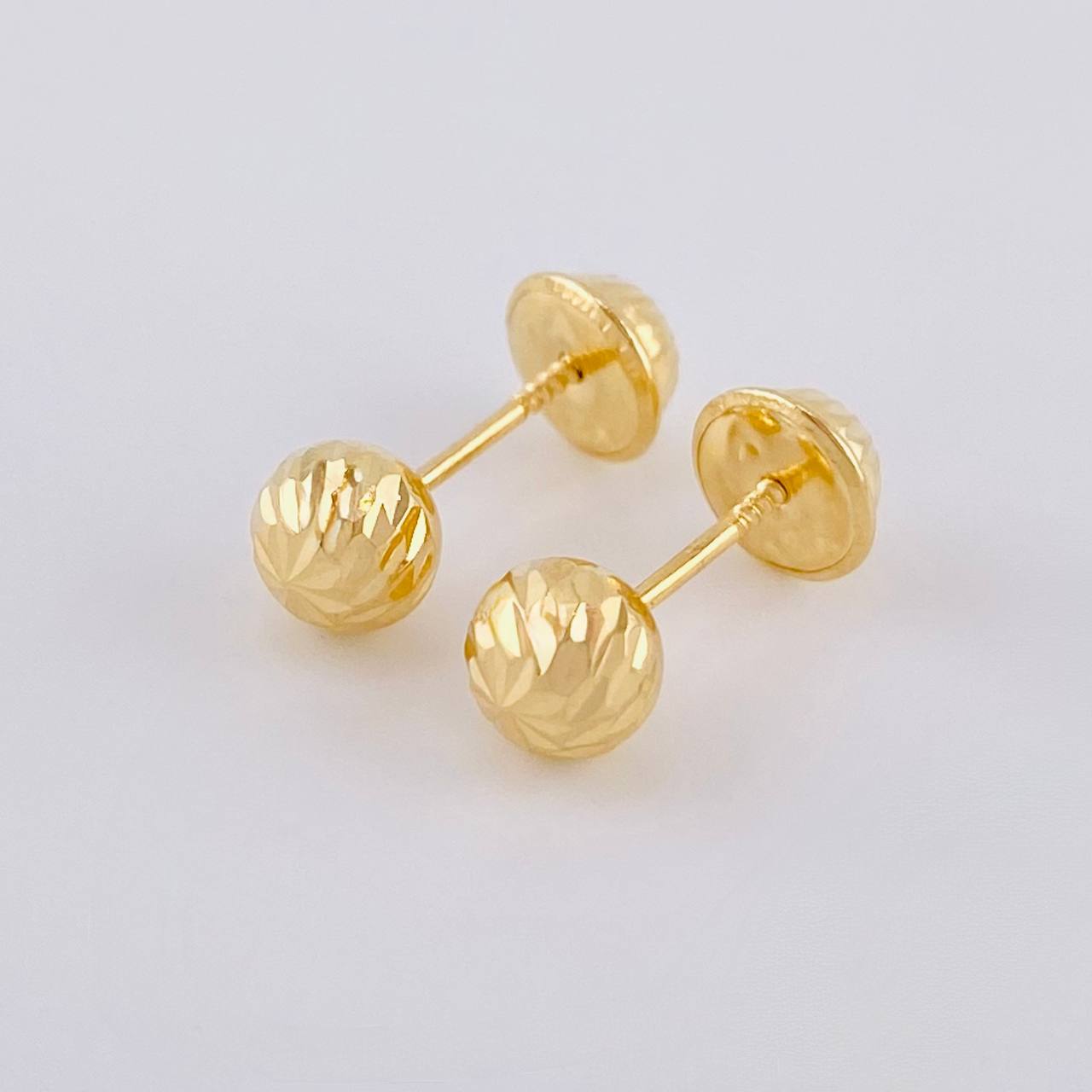 Topos Bola Diamantada 0.55 g / 5 mm Oro Amarillo 18K