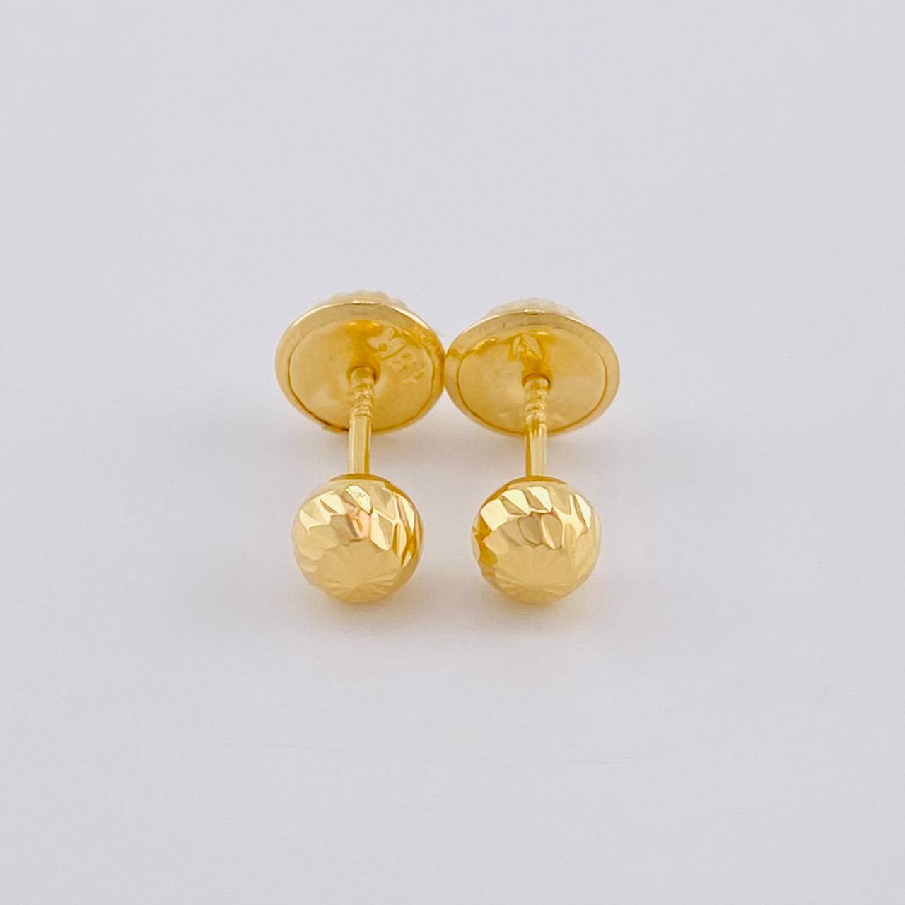 Topos Bola Diamantados 0.5 g / 3 mm Oro Amarillo 18K