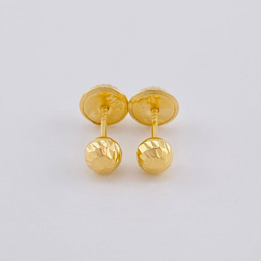 Topos Bola Diamantados 0.5 g / 3 mm Oro Amarillo 18K