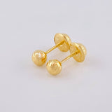 Topos Bola Diamantados 0.5 g / 3 mm Oro Amarillo 18K
