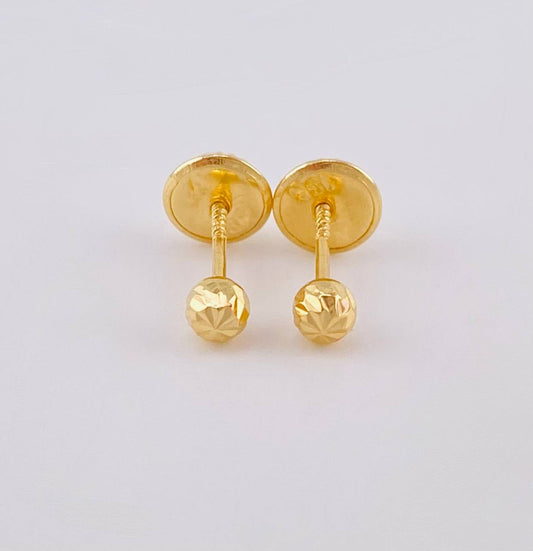 Topos Bola Diamantada 0.55 g / 5 mm Oro Amarillo 18K
