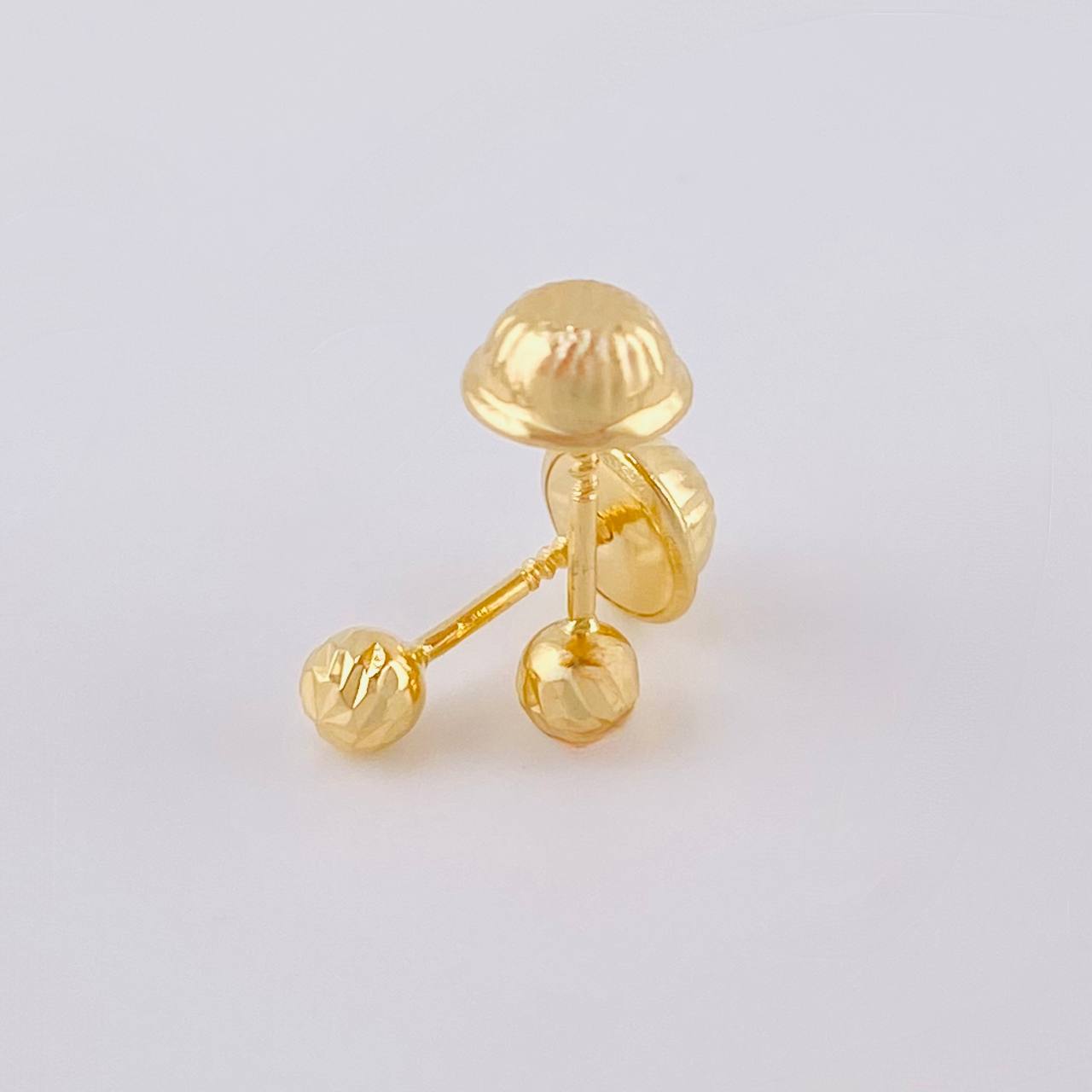 Topos Bola Diamantada 0.4 g / 3 mm Oro Amarillo 18K