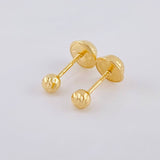 Topos Bola Diamantada 0.4 g / 3 mm Oro Amarillo 18K