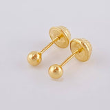 Topos Bola Lisa 0.4 g / 3 mm Oro Amarillo 18K